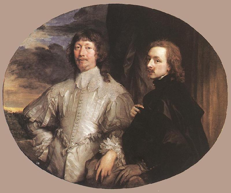 DYCK, Sir Anthony Van Sir Endymion Porter and the Artist dfh oil painting image